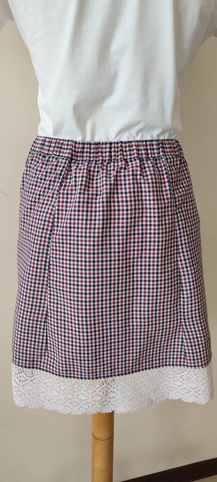 spódnica kratka, denim i koronkowa finezja spódnica kratka, denim i koronkowa finezja