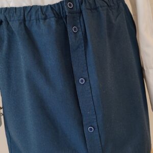 spódnica rozpinana z beżową koronką